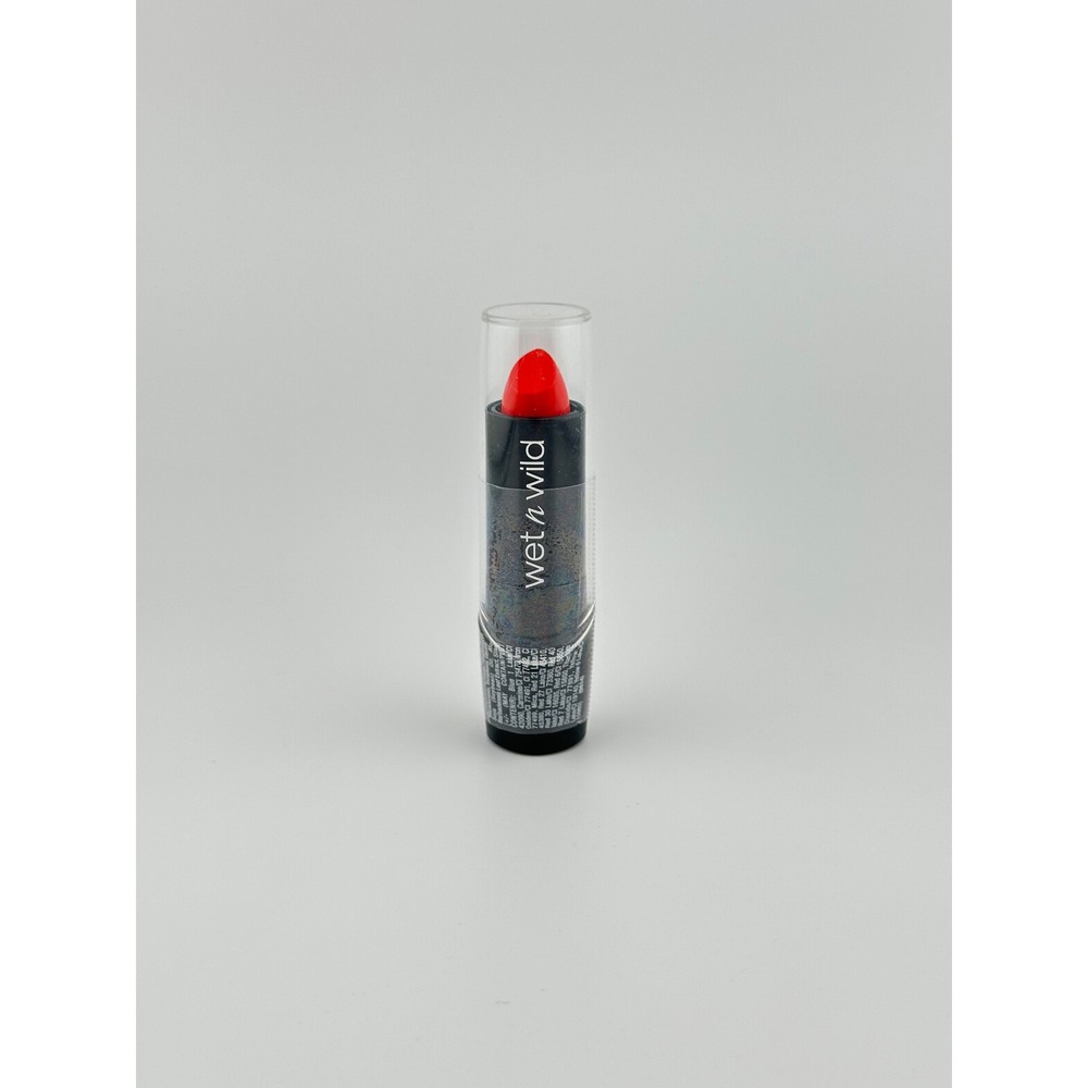 Wet n Wild Lipstick Womens 0.13oz 515D What's Up Doc Red New Silk Finish Stick